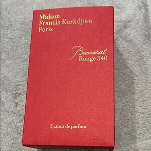 Maison Francis Kurkdjian Red Box with Gold Detailing
